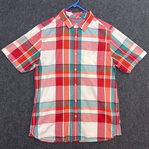 The North Face Other - The North Face Multi Plaid Short Sleeve Button Up Shirt Cotton Blend L